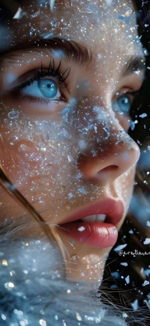 Sparkling Winter Portrait
