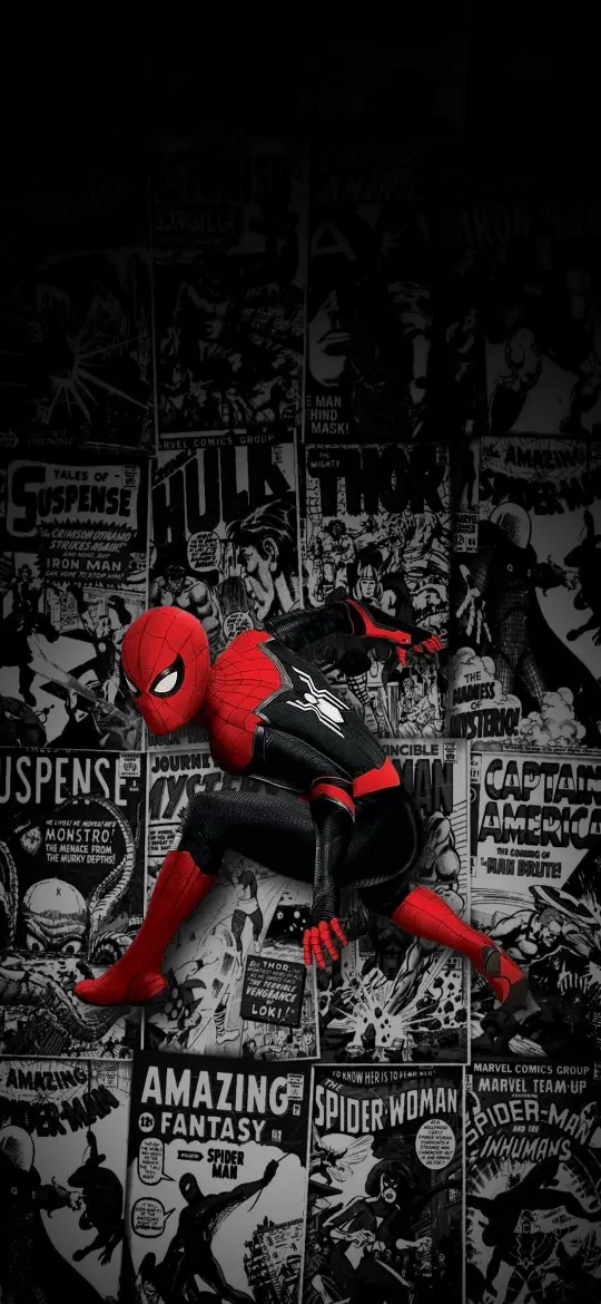 Spider-Man Comic Collage - Related StockWalls wallpaper