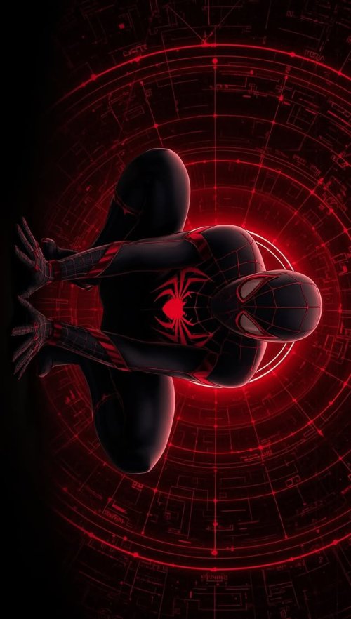 Spider-Man Neon Glow