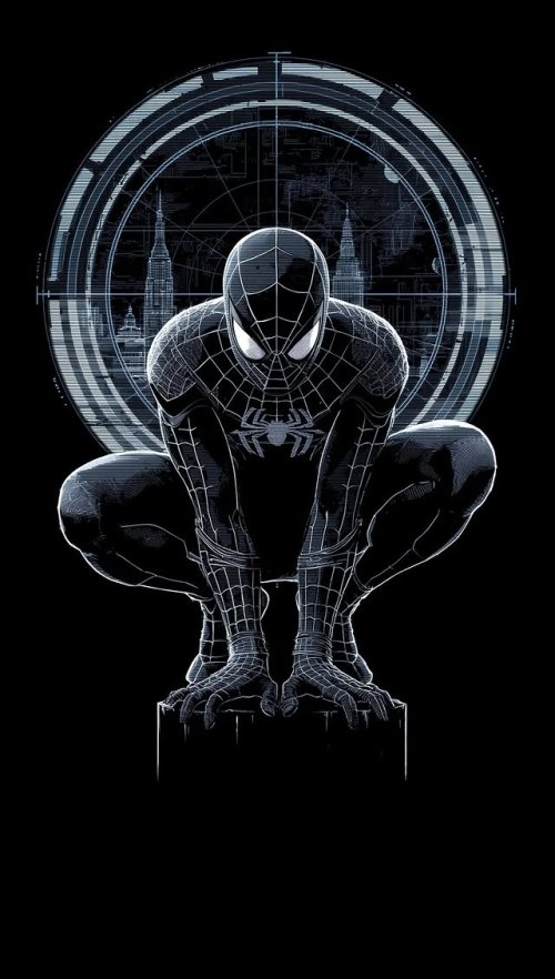 Spider-Man Noir Silhouette