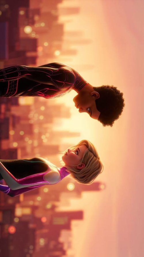 Spider-Verse Duo Sunset - Related OpersCraft wallpaper