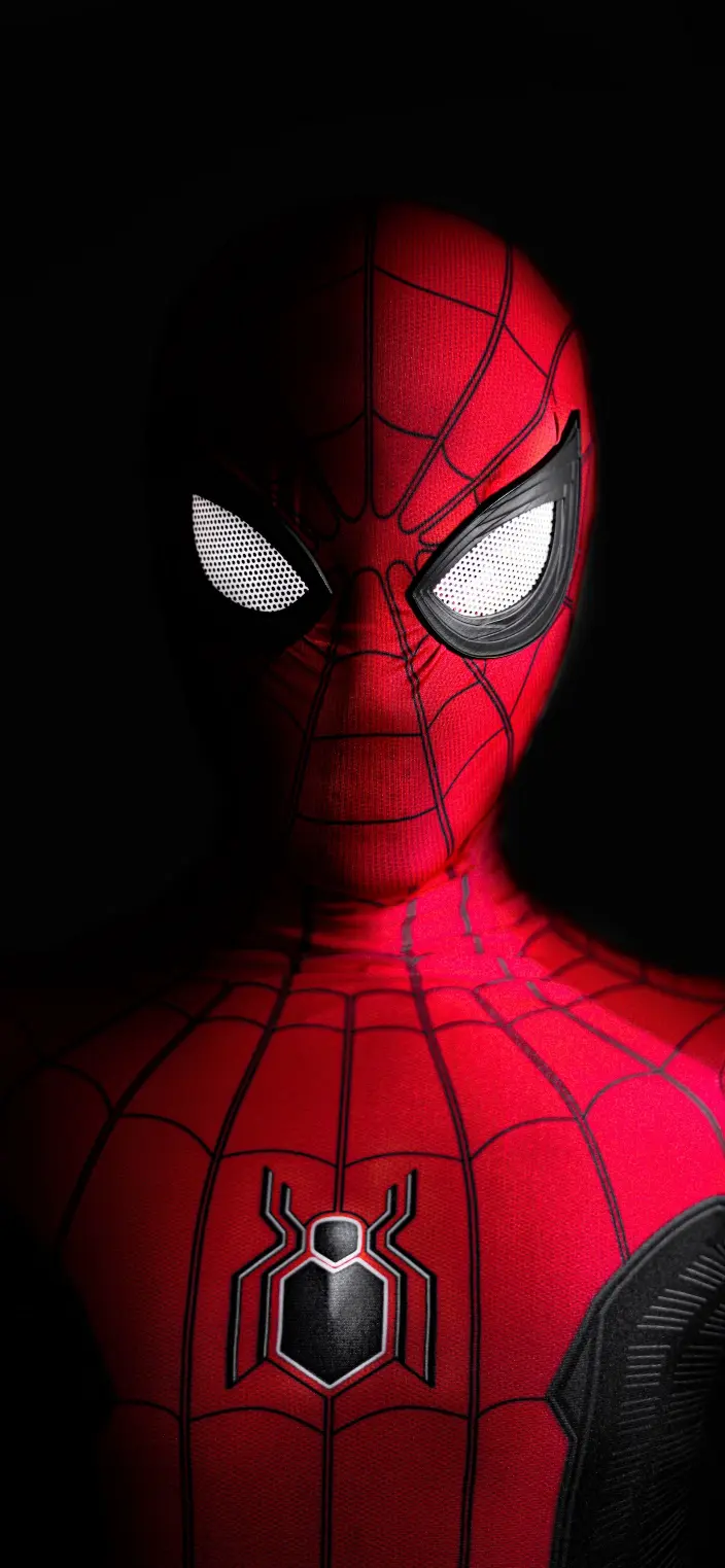 Spiderman Glowing Eyes Portrait - Related StockWalls wallpaper