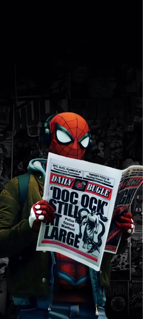 Spiderman Reads the News - Related OpersCraft wallpaper