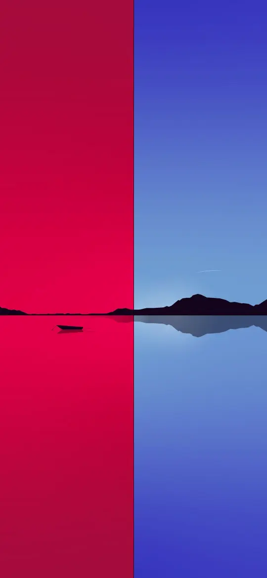 Split Lake Serenity - Related Darkify wallpaper