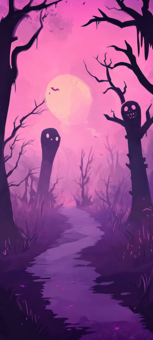 Spooky Halloween Forest