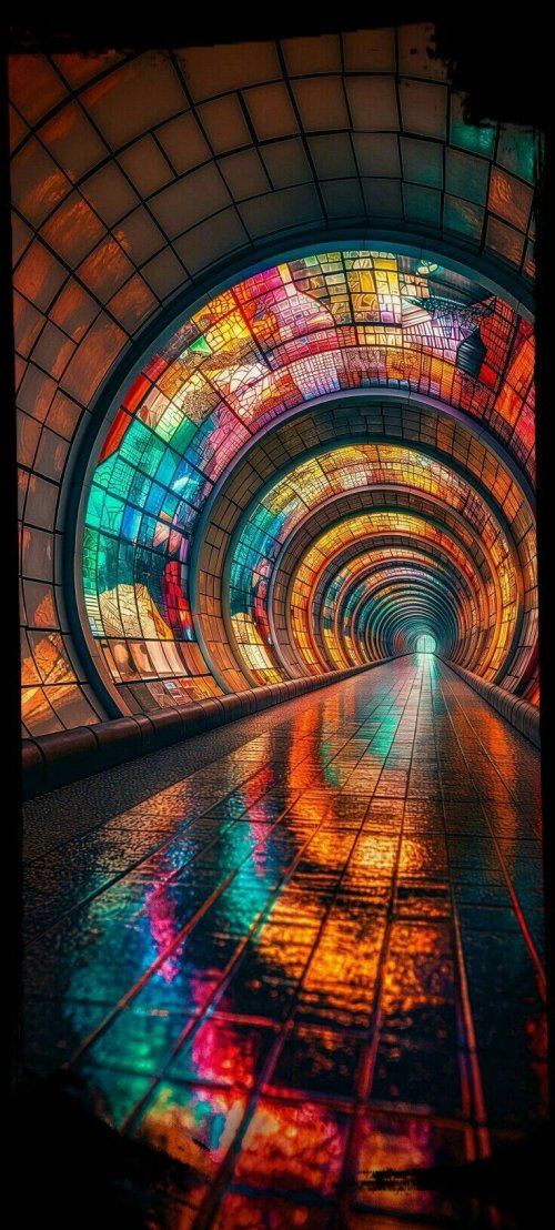 Stained Glass Tunnel Vision - Related OpersCraft wallpaper