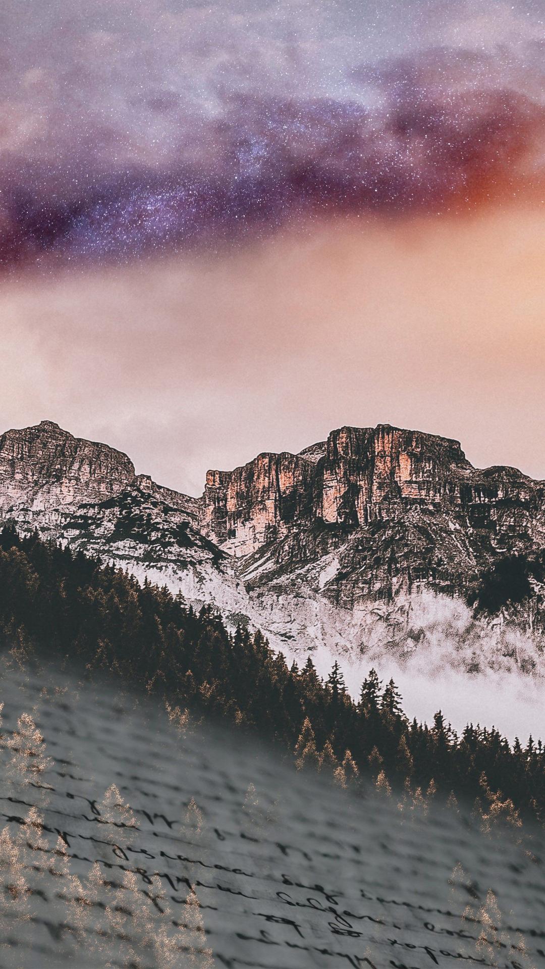 Stargazing Mountain Vista - Related OpersCraft wallpaper