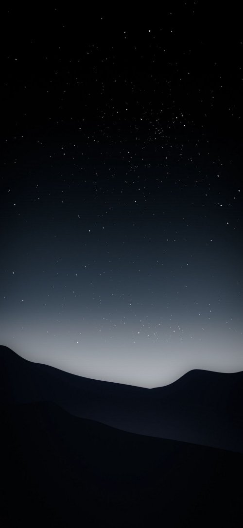 Starry Night Landscape