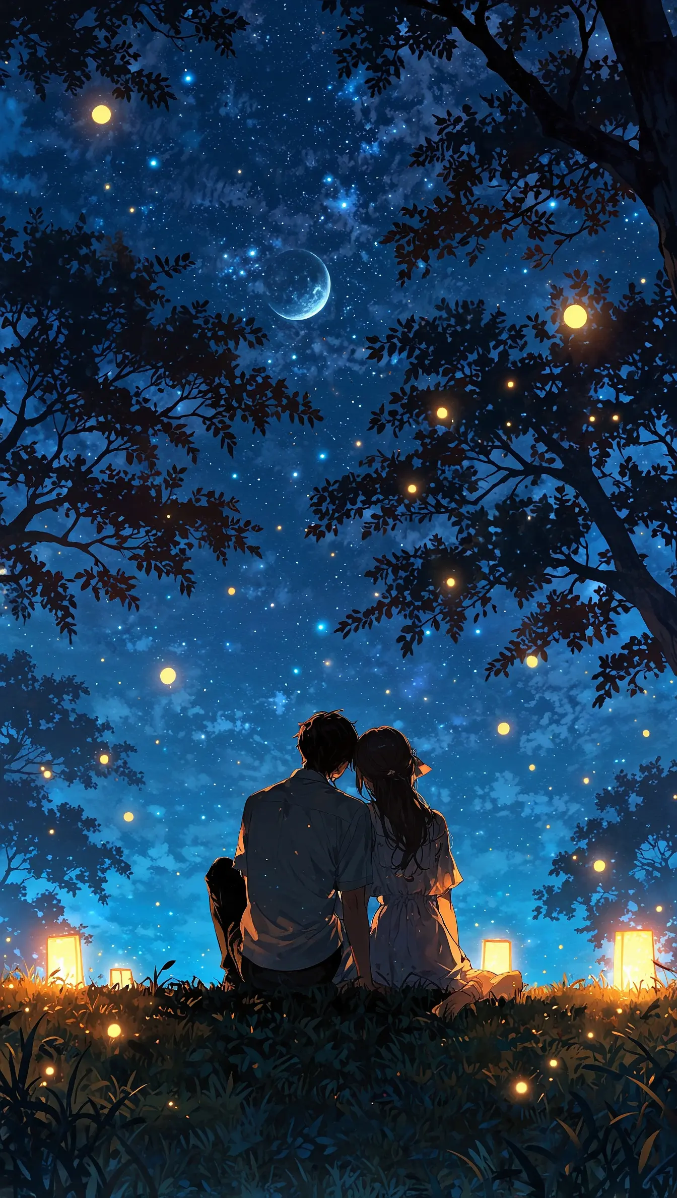 Starry Night Romance - Related StockWalls wallpaper