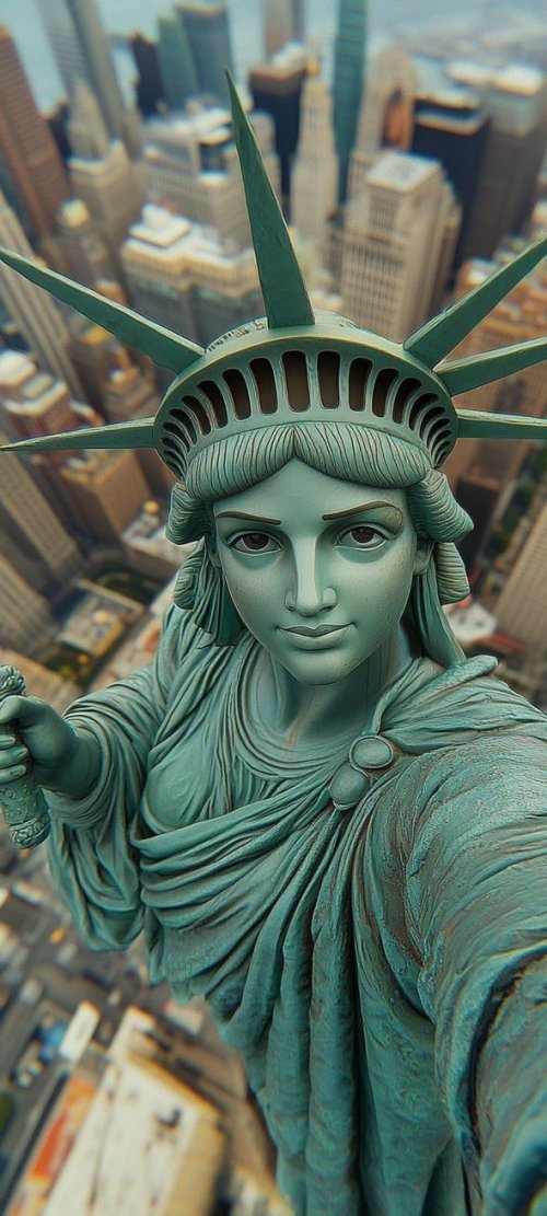 Statue of Liberty Selfie - Related OpersCraft wallpaper