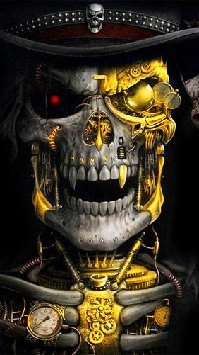 Steampunk Skull Automaton - Related OpersCraft wallpaper