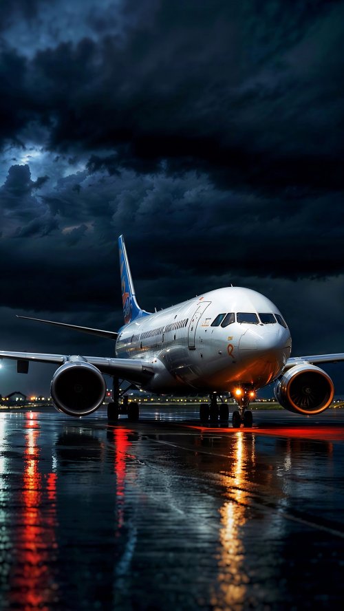 Stormy Airport Runway - Related OpersCraft wallpaper