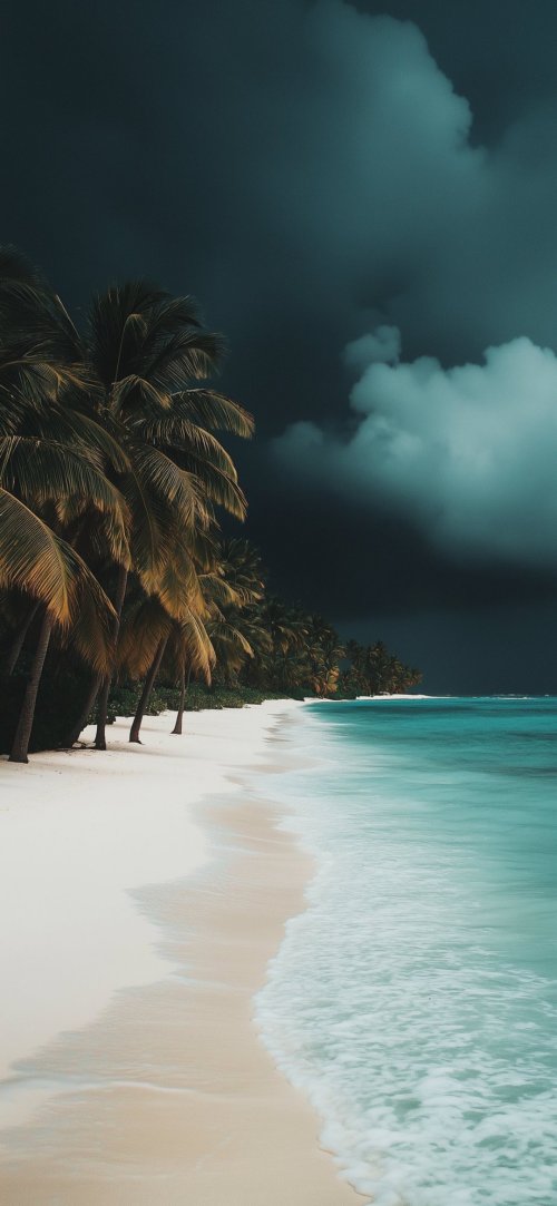 Stormy Beach Paradise