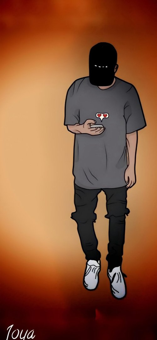 Streetwear Character with Hearts