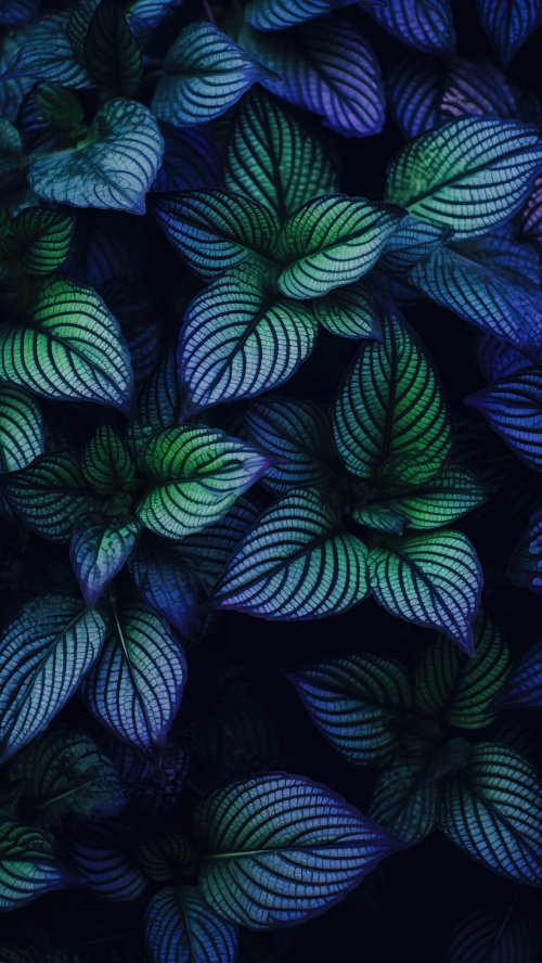 Striking Striped Leaf Pattern - Related OpersCraft wallpaper