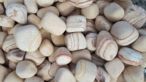Striped Beach Pebbles Texture - Related OpersCraft wallpaper