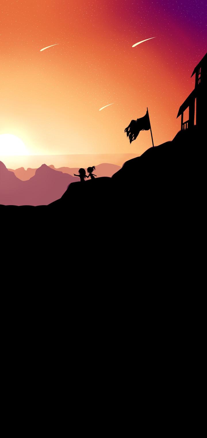 Sunset Haunted Hill - Related OpersCraft wallpaper