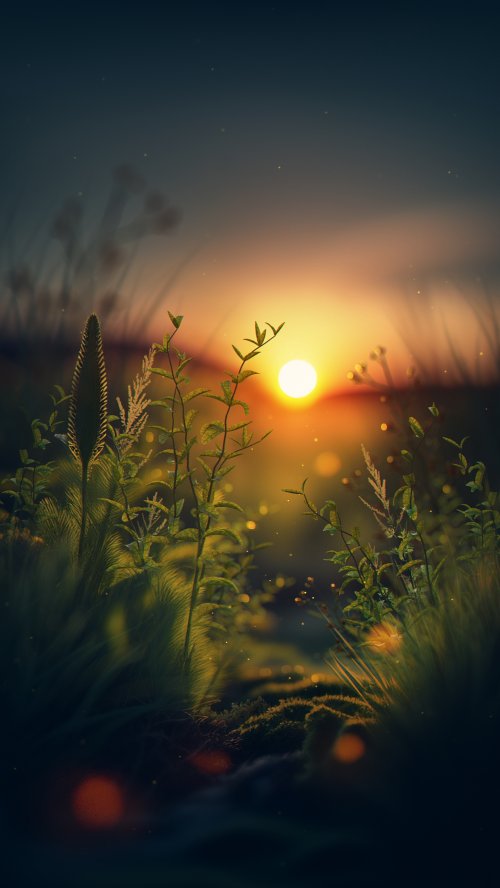 Sunset Meadow Serenity - Related OpersCraft wallpaper