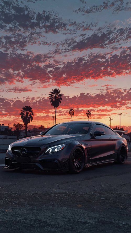 Sunset Mercedes Drive