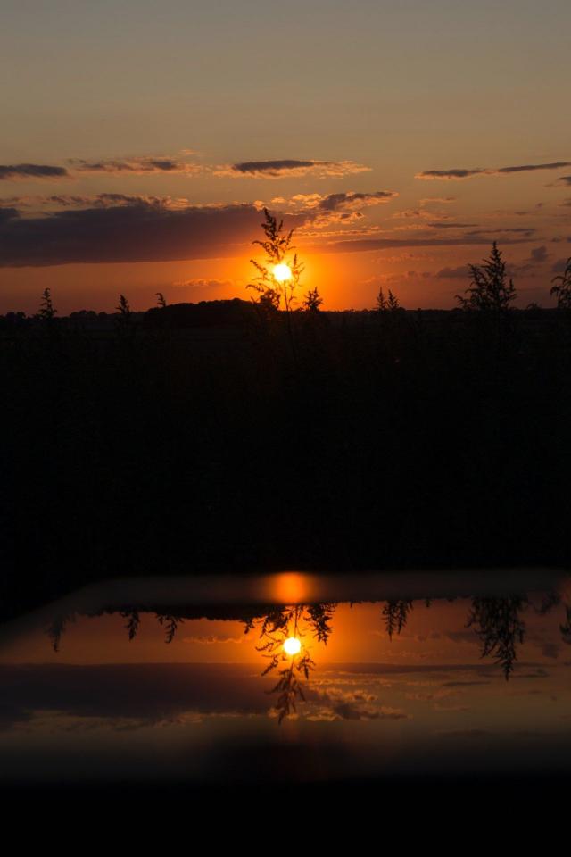 Sunset Reflection Serenity