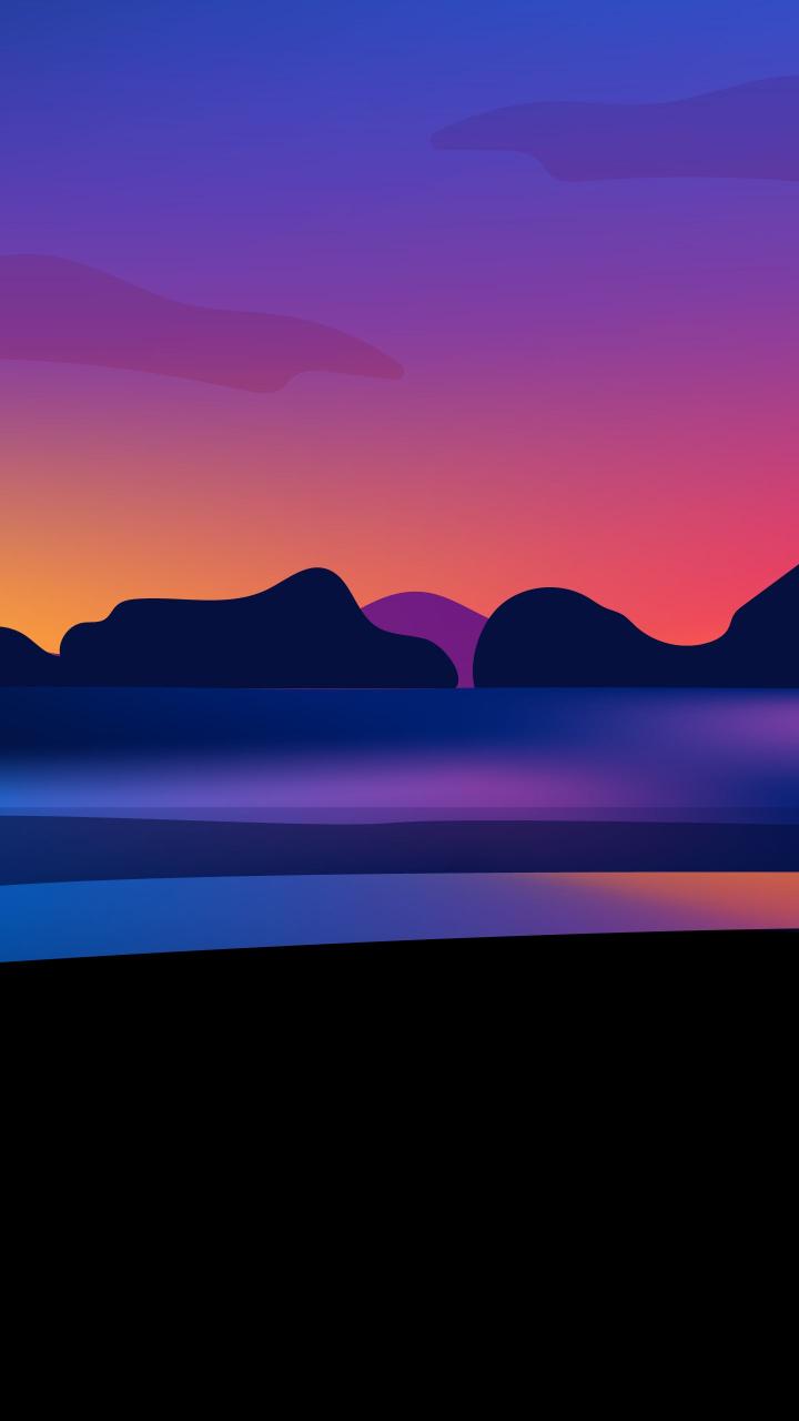 Sunset Silhouette Landscape - Related StockWalls wallpaper