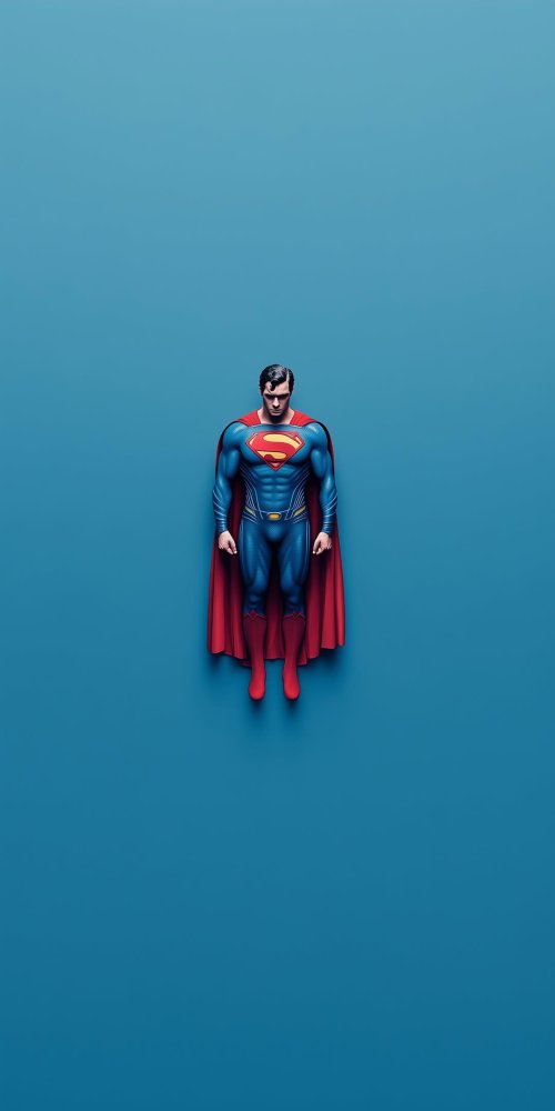 Superman_Minimalist_Blue - Related OpersCraft wallpaper