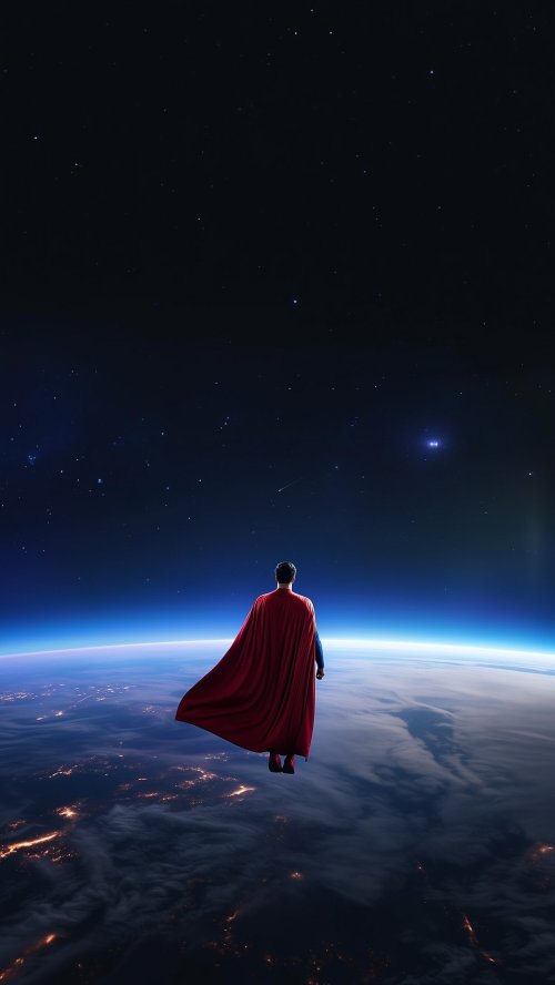 Superman Over Earth