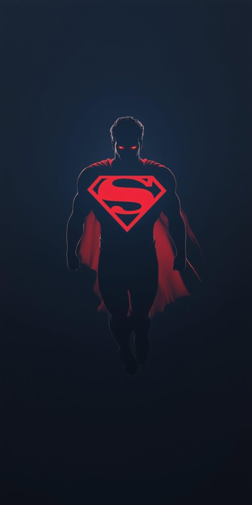 Superman_Silhouette_Red_Glow - Related OpersCraft wallpaper