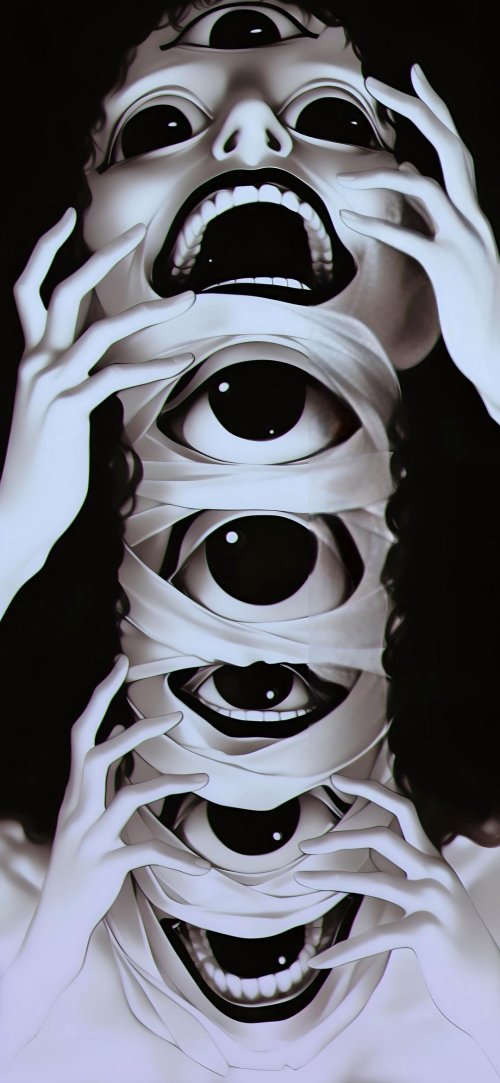 Surreal Eyeball Portrait - Related OpersCraft wallpaper