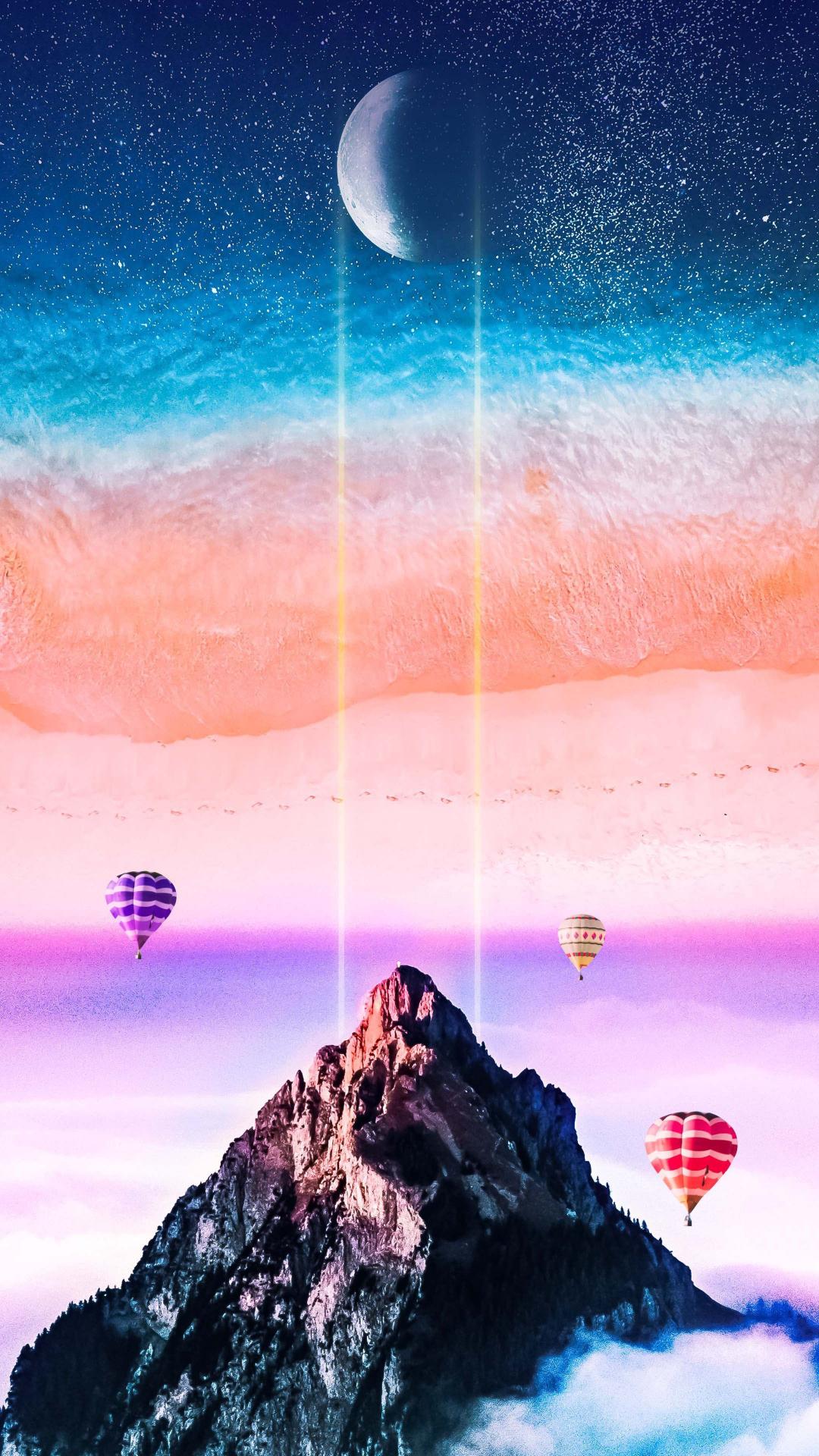 Surreal Mountain Dreamscape - Related OpersCraft wallpaper