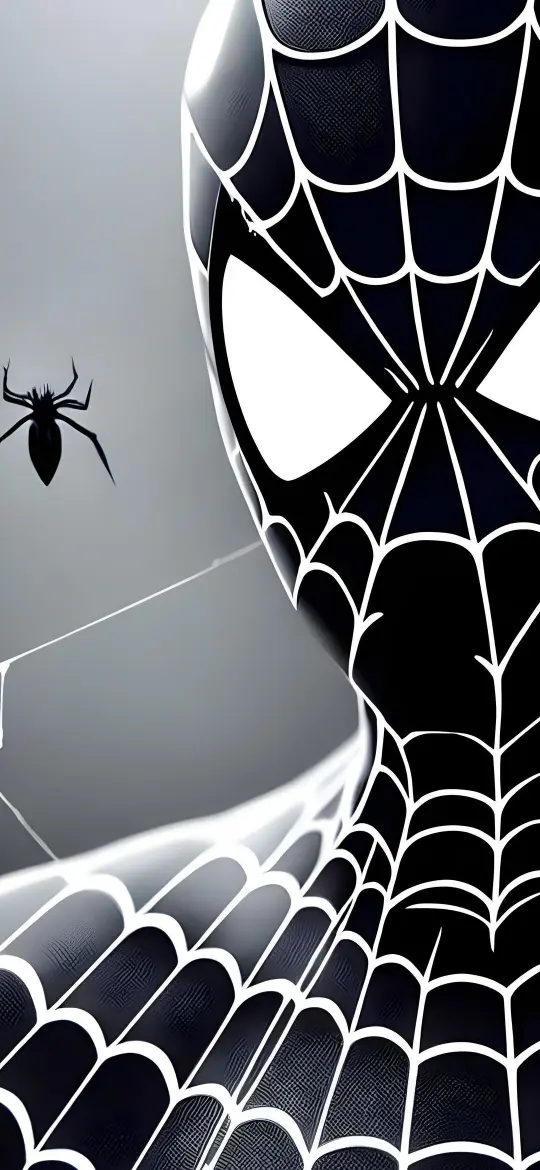 Symbiote Spider-Man Close-Up - Related OpersCraft wallpaper