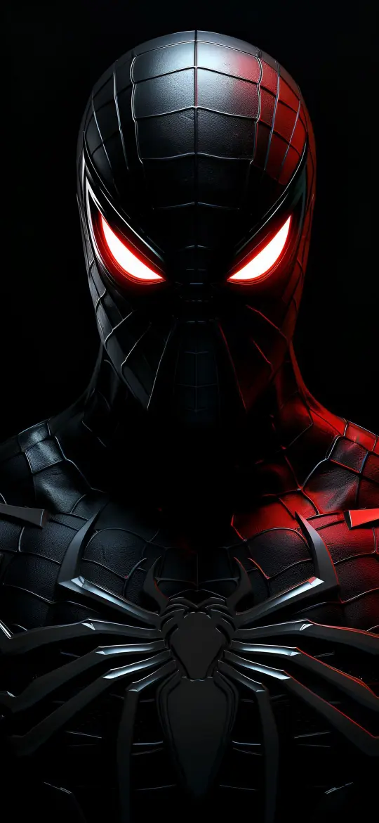 Symbiote Spider-Man Red Eyes - Related OpersCraft wallpaper