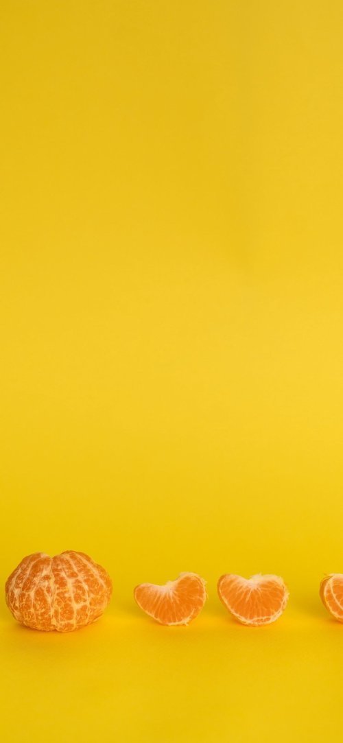 Tangerine Slices Yellow