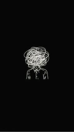 Tangled Mind Silhouette - Related Darkify wallpaper