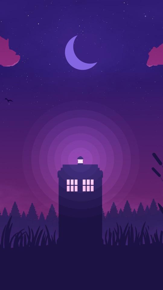 TARDIS Purple Night - Related OpersCraft wallpaper
