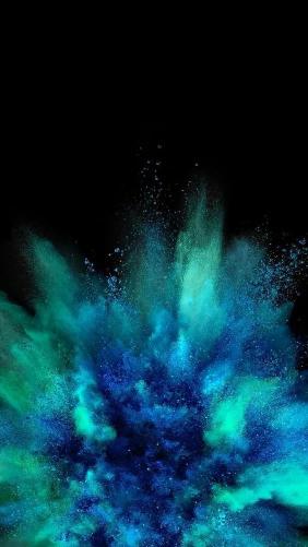 Teal Blue Explosion - Related Darkify wallpaper