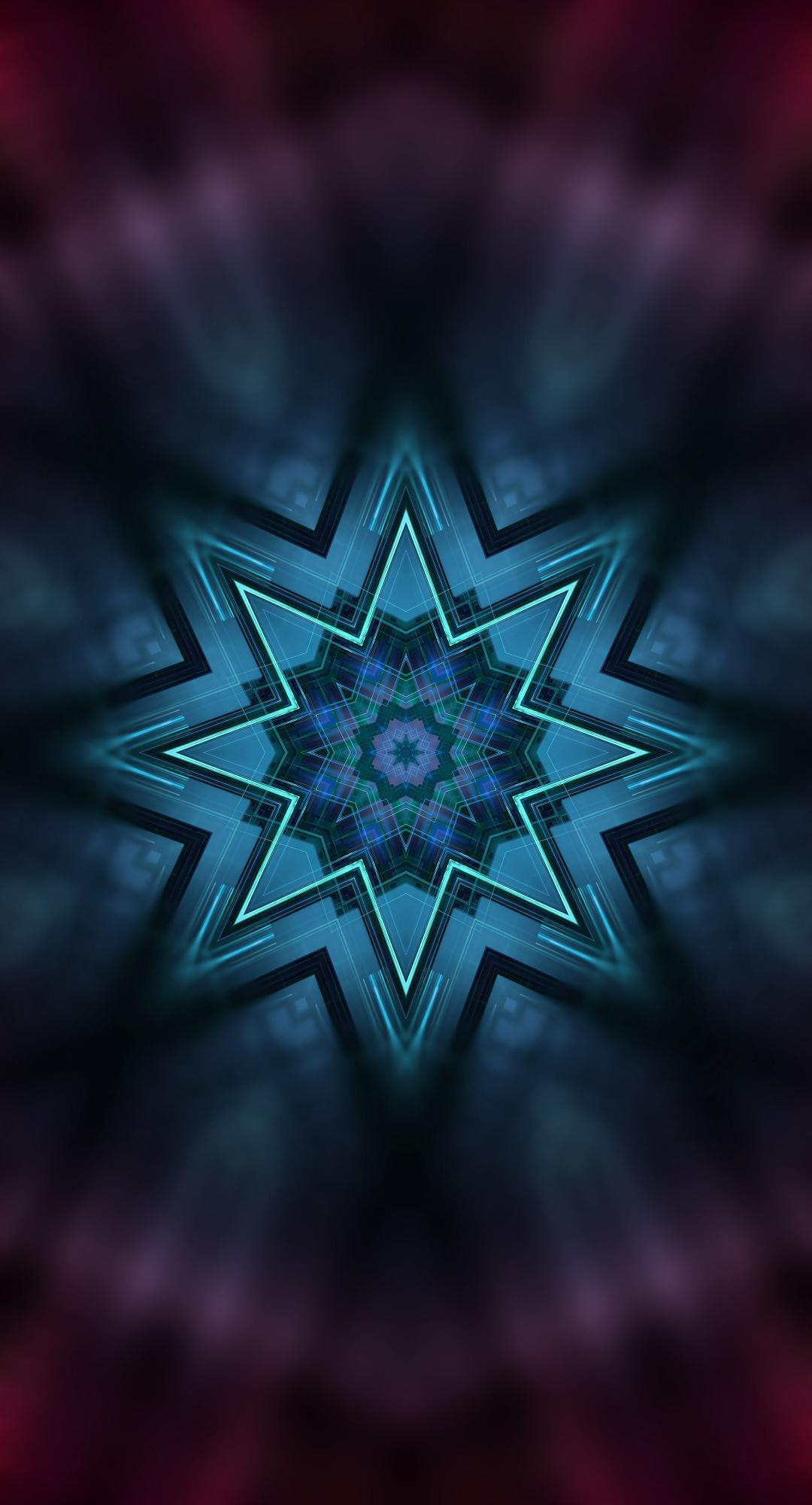 Teal Starburst Pattern - Related OpersCraft wallpaper