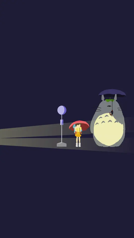 Totoro Bus Stop Scene - Related OpersCraft wallpaper