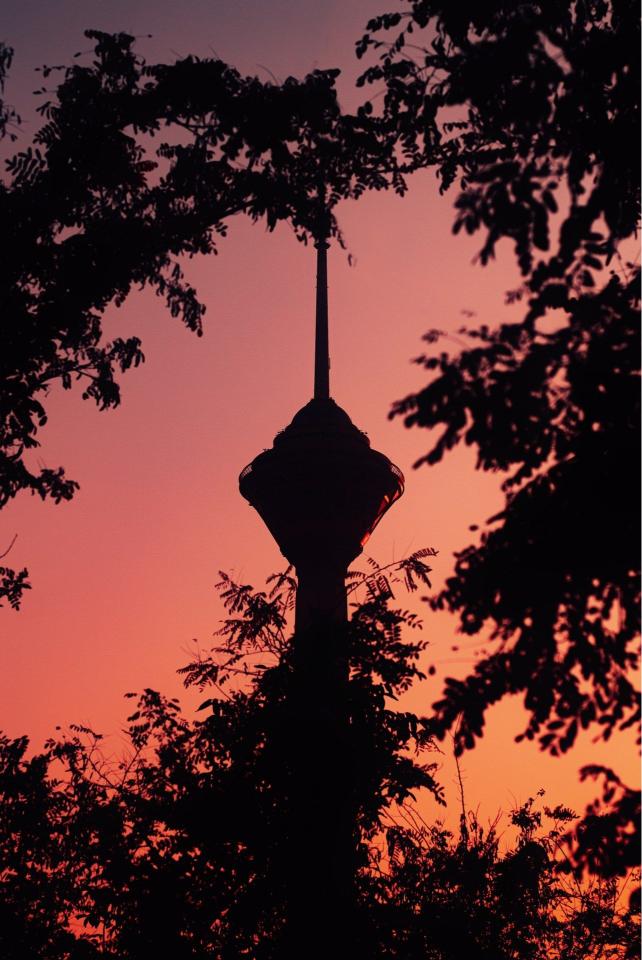 Tower at Sunset Silhouette - Related OpersCraft wallpaper