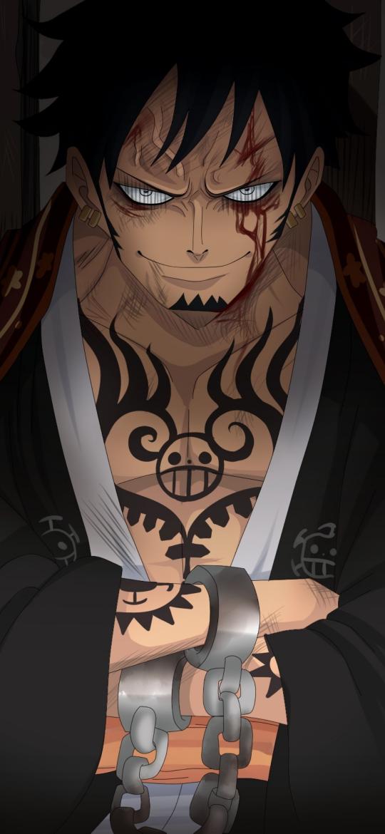 Trafalgar Law Intense Gaze - one piece Wallpaper