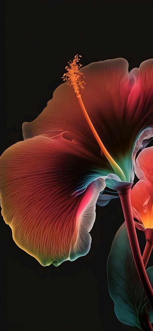 Translucent Hibiscus Bloom - Related StockWalls wallpaper
