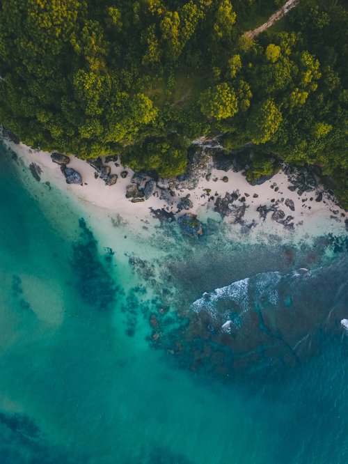 Tropical Coastline Aerial View - Related OpersCraft wallpaper