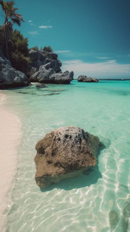 Turquoise Beach Paradise - Related OpersCraft wallpaper