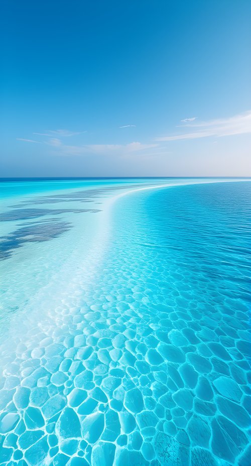 Turquoise Ocean Sandbar