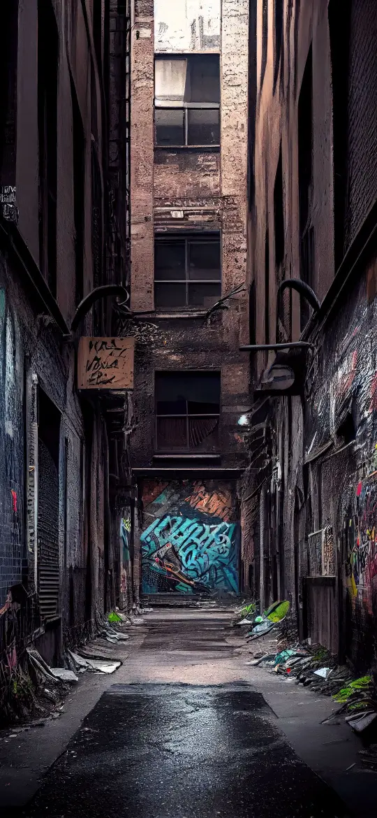 Urban Alleyway Graffiti Art - Related OpersCraft wallpaper