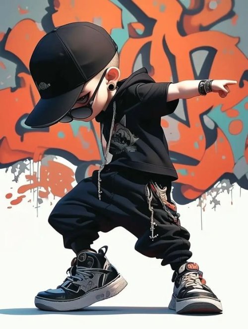 Urban Dancer Graffiti Style - graffiti Wallpaper