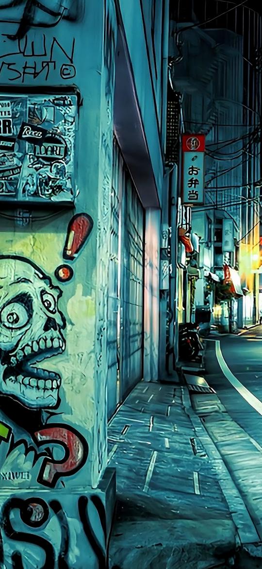 Urban Graffiti Alley - Related OpersCraft wallpaper