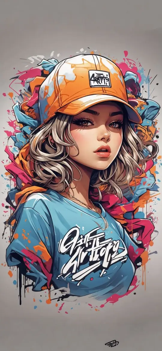 Urban Graffiti Girl