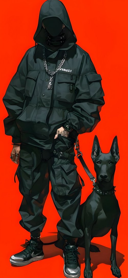 Urban Hacker and Dog - Related OpersCraft wallpaper