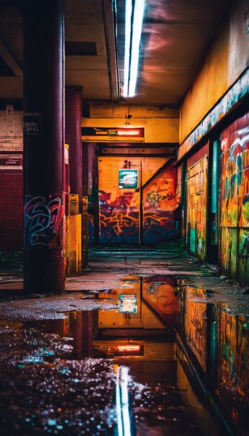 Urban Reflections Graffiti Alley